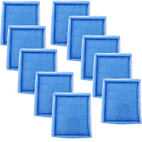 MyfatBOSS Fish Tank Filters, Aquarium Filter Cartridge Compatible with Rite-Size C & Fit for EZ-Change #3 20-40/30-60 Gallon Fish Tank Power Filter Replacement, 10PACK