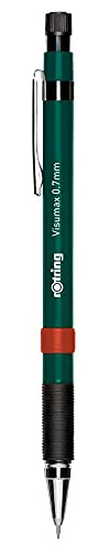 rOtring Visumax stiftpenna | 0,7 mm | 2B-stift | mörkgrönt skaft | 12 stycken