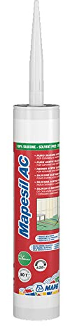 Mapesil AC Sigillante Silicone Acetico Resistente alla Muffa Colore Salvia 177