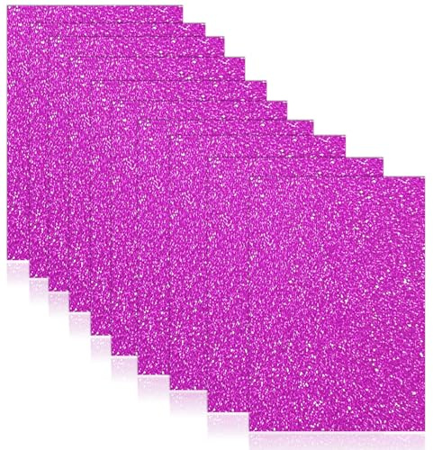 Royai Glitter Cardstock Paper, 8x12 Inches A4 Glitter Card Stock 20 Sheets 250 GSM Cardstock for Gift Wrap,Crafts, Premium Glitter Paper for DIY Projects (Rose Red)