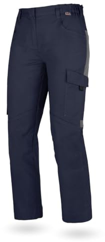 WÜRTH MODYF Bundhose Star CP Damen - Bequeme Arbeitshose für Damen - perfekt für Lager, Werkstatt, Baustelle- Oeko-TEX Standard 100 - Größe 32, in Dunkelblau