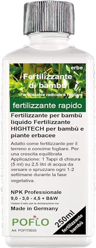Fertilizzante per bambù liquido Fertilizzante HIGHTECH per bambù e piante erbacee 250ml