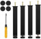 RemixOri 4 Pcs Pied de Lit 25 cm à Visser, Pieds Sommier à Lattes Metallique, Hauteur Réglable 25 à 27 cm, Pieds de Lit pour Sommier à Lattes avec 4 Patin Antiderapant et Tournevis