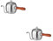 PRETYZOOM 2 Piezas Verter a Mano Una Cafetera Estrellarse Paraca Amoladora Fabricante Reutilizable Cafetera De Preparación Manual Artículos Para El Hogar Porta Cafe Silver Acero Inoxidable