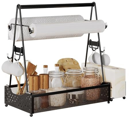 Caddy de Almacenamiento de Barbacoa, Soporte para Accesorios de Parrilla Externa | Usuarios de la Cocina al Aire Libre, campamentos de Campamento, Organizador Colgante para Herramientas de Cocina