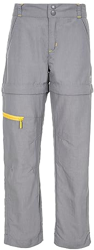 Trespass unisex barnförsvarare byxor med UV-skydd Stormgrått 3/4