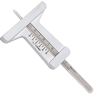 Pied à Coulisse de Profondeur, 0 à 50 Mm, Jauge Micrométrique, Outil de Mesure, Mètre de Profondeur en Acier Inoxydable