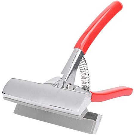 Pinces en toile en acier inoxydable, 12cm Rembourré Printemps Rouge Toile Civière Tissu Civière Bar Extracteur Large Pinces pour Stretching Clamp Peinture à l'huile