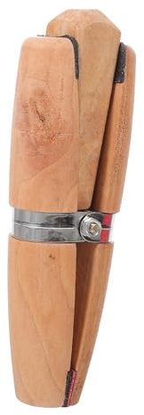 AKOOSY Wooden Ring Clamp with Stainless Steel Shaft Setting Clamp for Jewelry Making and Repair Secure Ring Wood Clip for Filing Polishing and Delicate Part Holding