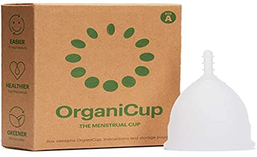OrganiCup Taglia A, per donne sotto i 30 anni e che non hanno partorito, 1 pezzo (confezione da 1)