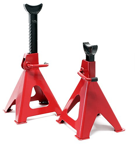 Wiltec Höhenverstellbare Unterstellböcke im Set mit je 3000 kg Traglast