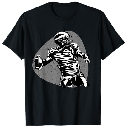 Lässig American Football Quarterback Sport Fan T-Shirt