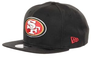New Era San Francisco 49ers NFL Black 9Fifty Original Fit Snapback Cap - One-Size