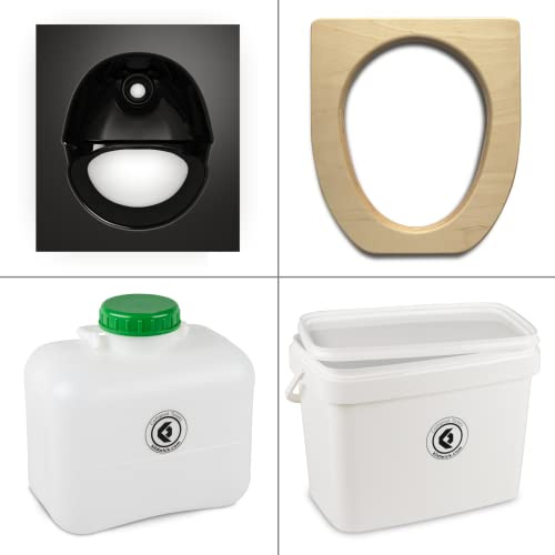 FreeLoo Magnet M Trenntoilette Bausatz weiß