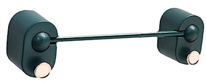 DOITOOL Bathroom Towel Rack Punch Wall-Mounted Towel Holder Easy to Install Space-Saving Design for Bathroom Kitchen and More Practical