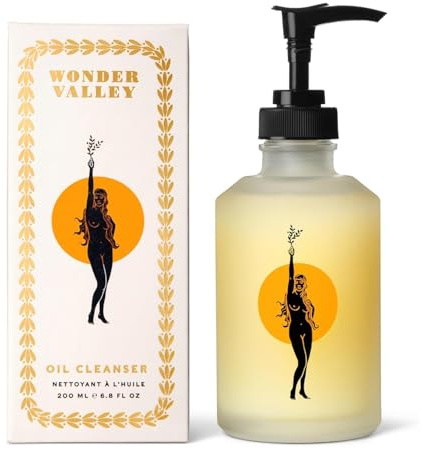 WONDER VALLEY - Oil Cleanser | Vegan, Cruelty-Free, All Skin Types | Cleanses and Hydrates All Skin Types (6.8 fl oz | 200 ml)