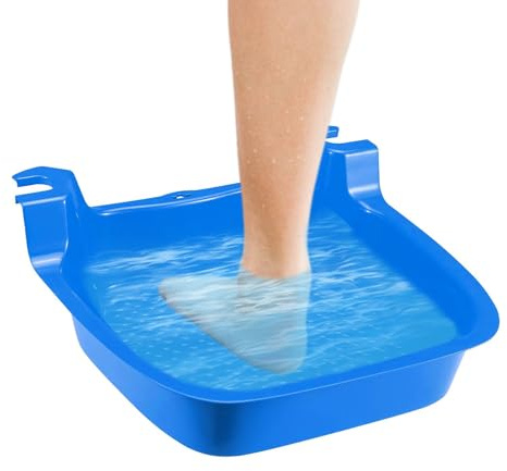 Vasca per pediluvio – Pediluvio profondo per rilassamento | Vasca idromassaggio durevole per terapia lenitiva | Bacino per pedicure e routine di cura dei piedi a casa
