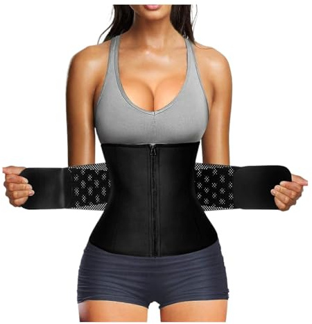 MMRTDJDR Cintura di Supporto Lombare Supporto per la Schiena Tutore per la Schiena Cintura per Allenatore in Vita Controllo della Pancia Cincher Trimmer Sauna Dimagrante