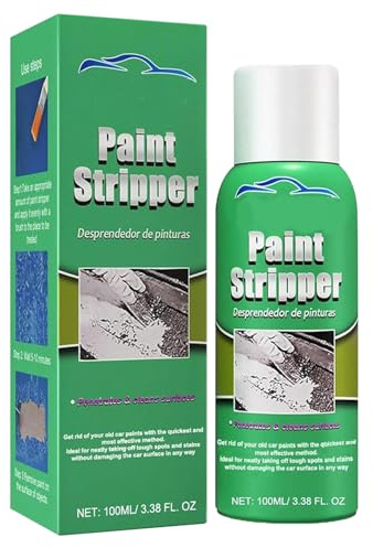 Paint Stripper Aerosol, 100ml Thinner Remover For Paints, Varnishes & Other Stubborn Resides, Effective Multipurpose Car Cleaning Supplies, Coatings Cleaner For Wood, Glass, Machinery, Metal