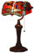 Bieye L30057 16 pollici Libellula Lampada da tavolo banchiere in vetro colorato