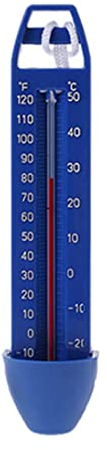 Termometri, temperatura dell'acqua, termometro per piscina del termometro con corda di frantumi resistenti per esterno interno piccolo