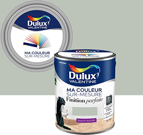 Ma Couleur Sur-mesure par Dulux Valentine – Peinture Intérieure Murs, Plafonds, Boiseries - Finition Parfaite - 98% d'opacité - Velours Douceur de l'aube COY2020 2,5 L - Palette Bien être