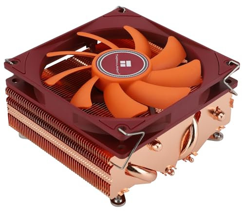 Thermalright AXP90 X53 Full Low Profile ITX CPU Cooler,with 92mm Slim PWM Fan for 2700RPM High Speed ITX CPU Fan,Pure copper version,for Intel LGA1150/1151/1200/1700/AMD AM4/AM5