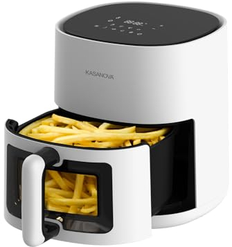 KASANOVA Friggitrice ad Aria Digitale 4,5 L 1450 W - Bianca