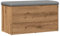 vidaXL Sitzbank mit Stauraum Artisan-Eiche 82x42x45 cm Holzwerkstoff, Schuhbank, Flurbank, Dielenbank, Bank, Aufbewahrungsbank, Flurbank mit Stauraum