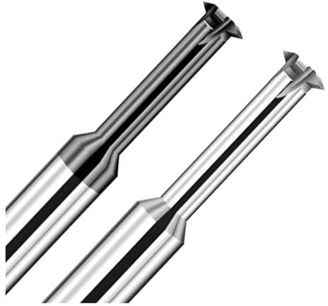 DAISHUJIE Fresa a Candela 1 Fresa for Filettatura a 1 Dente Acciaio al carburo di tungsteno Lavorazione CNC Alluminio 60 Gradi M1.2 M1.6 M2 M2.5 M3 M4 M5 M6 M8(M1.4,DLC)