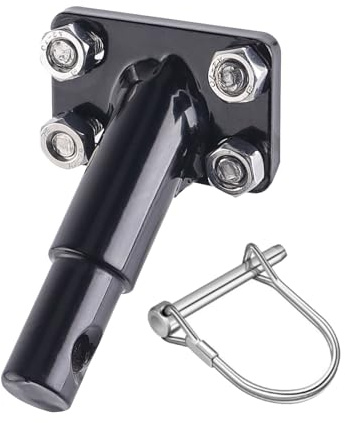 UKCOCO Enganche para Remolque de Bicicleta con Acoplador Seguro, Adaptador de Enganche de Repuesto Compatible para Remolques de Carga, Mecanismo Giratorio Avanzado para Ciclismo al Aire