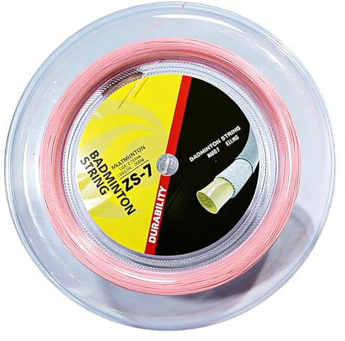 Arecobticy Cuerda de nailon de alta elasticidad para raqueta de bádminton, 200 m, cuerda de nailon para control y sensación duradera, alambre de raqueta de alta elasticidad