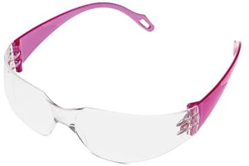Science Schutzbrille für Kinder - Bequem, Kratz- und Stoßfest, Kristallklarer Augenschutz, Polycarbonat-Material, 2 Farben - 1 Pro Bestellung, Fuchsia