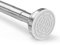 Asta telescopica Foeska Siler 50-130cm asta per tenda doccia in acciaio inossidabile senza perforazione asta appendiabiti estensibile regolabile ruotando (argentato, 50-130cm)