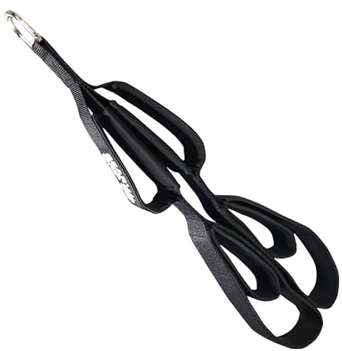 BEAR GRIP - Tricep Rope attachment Strap, Cable Pulls, Tricep Extension Workouts (Version 3-Extra Long)