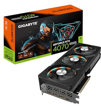 GIGABYTE GeForce RTX 4070 Super Gaming OC 12G Scheda Grafica, 3X Ventole WINDFORCE, 12GB 192-bit GDDR6X, GV-N407SGAMING OC-12GD Scheda Video