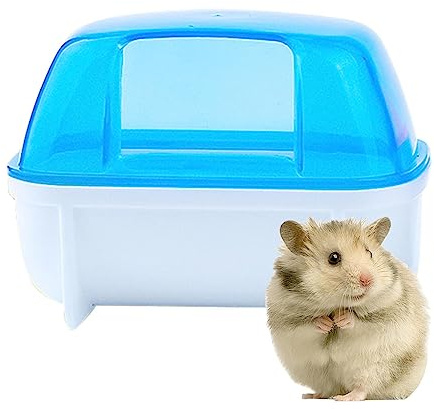 Opilroyn Hamster sandlåda, chinchilla dammbad hus, kattlåda hamster dvärg