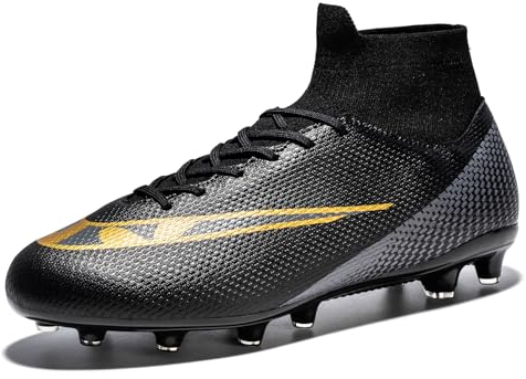 Wugehu Herren Fußball Cleats Hallenschuhe Turf Athletic Fußballschuhe