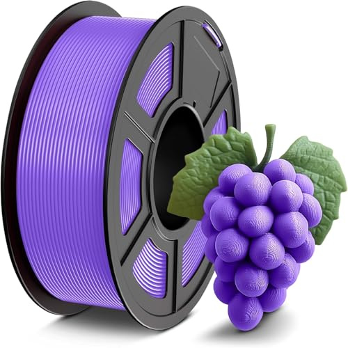 TECBEARS PETG Filament 1.75 mm Lila, Stärker Zähigkeit PETG 3D Drucker Filament, 1kg Spule, Maßgenauigkeit +/- 0,02 mm, Kompatibel mit FDM Drucker