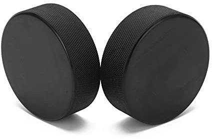 Dioche Ishockeypuckar, Hockeyträning i Massiv Gummiträning Ishockeypuckar med Ljus Yta, Bra Elasticitetshockeypuckar för Skytte, Passningar, målvakts- och Skicklighetsträning