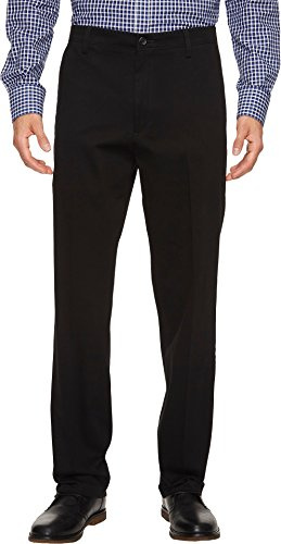 Dockers Men's Classic Fit Easy Khaki Pants (Regular and Big & Tall), Black, 34W x 30L