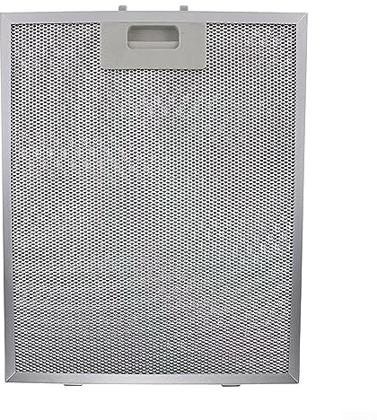 Cooker Hood Metal Grease Filter, 230 X 260 MM Cooker Hood Filters Metal Grease Filter Mesh Replacement Net Extractor Vent Filter, 5-Layer Aluminum Mesh Hood Vent Filter for Kitchen Extractor Fan Vent