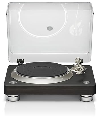 Denon DP-3000NE Fully Automatic Analog Turntable & Vinyl Record Player with Built-in Phono Equalizer | Turntables for Vinyl Records | Unique S-Shaped Tonearm Design | Hologram Vibration Analysis