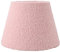 Lampenschirm aus Weichem Plüschstoff, Sanfter Lichteffekt, für E14-E27-Glühbirnen, für Stehlampen (Rosa)