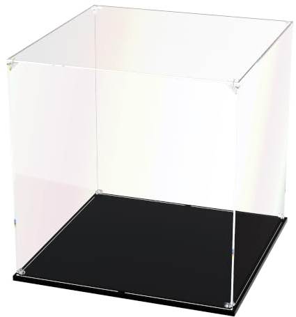 Vitrine Acrylique pour Collection Anti-Poussière Transparente Empilable