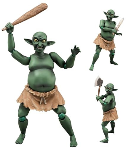 Gooyeh Anime Figur Goblin Figure Goburin-San Anime-Actionfigur Auswechselbares Zubehör 15CM Modell Skulptur Statue Desktop-Dekoration Sammlerstück