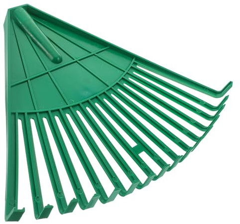 ORFOFE Garten Werkzeug Gartenrechen Rasen Rechen Geländewartrechen Garten Rechen Für Laub Heavy Duty Laubrechen Rechen Für Blätter Unkrautrechen Hof Rechen Rasenrechen Für Laub Und Gras Plastik Green