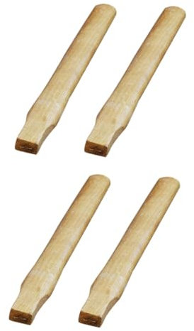 Yardwe 2 Set Spaccata Martello in Titanio Manico D' Da Campeggio Arciere Maniglia Manico Per Manico in Legno D' Accessorio ' Di Legno 2 Pezzi * 2