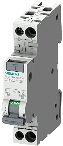 Siemens FI/LS-Schalter 1P+N 6kA 5SV1316-3KK16