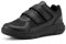 FitVille Chaussures Larges pour Hommes Basket Scratch Confortables Chaussures de Marche pour Pieds Sensibles Noir 46 EU X-Large